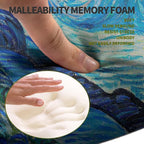 Hokafenle Ergonomic Mouse Pad Wrist Support, Terraced Slope Carpal Tunnel Wrist - Image 3