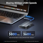 Cable Matters 40Gbps Portable USB4 / Thunderbolt 4 SSD Enclosure - Image 3