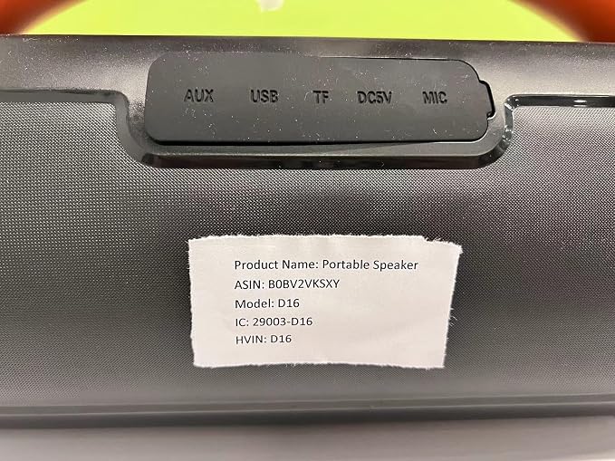 Portable Bluetooth Speaker, Loud Boombox Speaker - Image 8