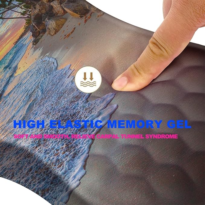 Mouse Pad Wrist Support, Ergonomic Mouse Pad - Image 3