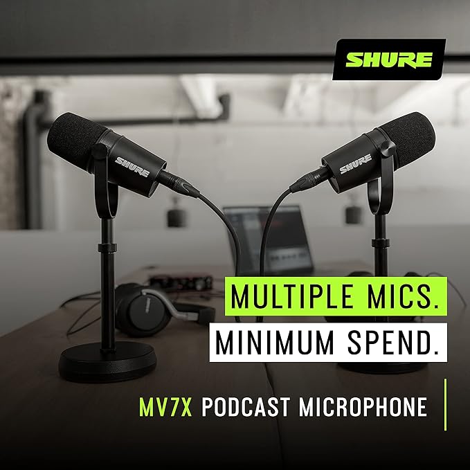 Shure MV7X XLR Dynamic Microphone – Voice-Isolating Cardioid Mic - Image 7