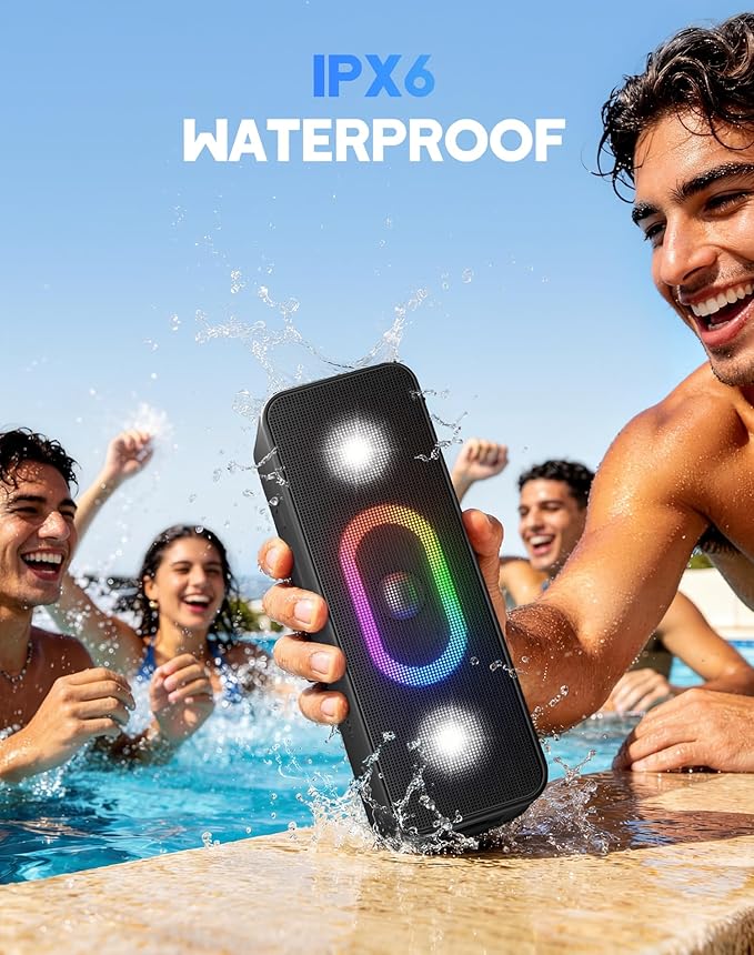 OHAYO Bluetooth Speaker, Wireless Portable Outdoor Speakers, Bold Sound and - Image 5