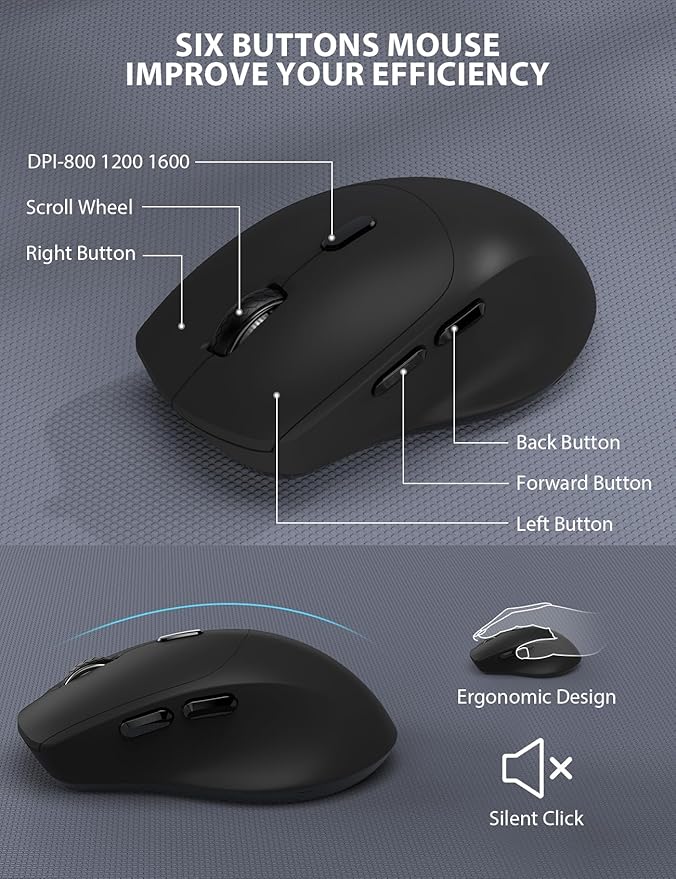 Wireless Keyboard and Mouse Combo - Image 6