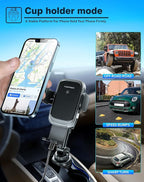 TOPGO [Upgraded Cup Phone Mount Wireless Charger, Universal Cell Phone Holder - Image 2