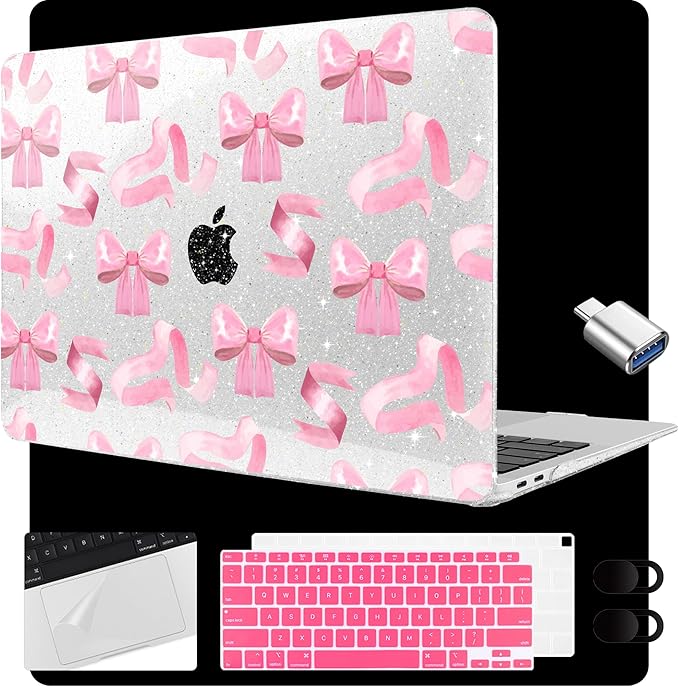 MEEgoodo for MacBook Air 13.3 inch Case 2021 2020 2019 2018 A2337 M1 A2179 A1932 by MEEgoodo