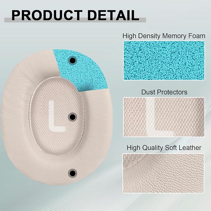 Replacement Ear Pads for JBL Tune 700/710/720/750/760/770 Headphones, Headset - Image 5