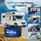 DC HOUSE 24V 100Ah LiFePO4 Lithium Battey, Low Temp Cut-Off BMS, Home Energy - Image 9