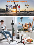 JOILCAN Tripod for iPhone & Camera, Extendable Portable Phone Tripod Stand for - Image 7