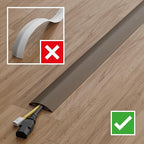 D-Line 30ft Floor Cord Cover, Floor Cable Protector, Extension Cord Cover - Image 7
