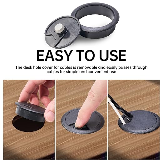 Desk Grommet 2 inch8 Pcs, Desk Hole Grommet, Cable Grommet, Desk Hole Cover - Image 3