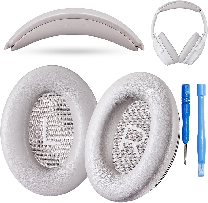 Replacement QC Ear Pad and Headband Pad Kit Cushion. Compatible by AccessoryHouseGlobalUSA