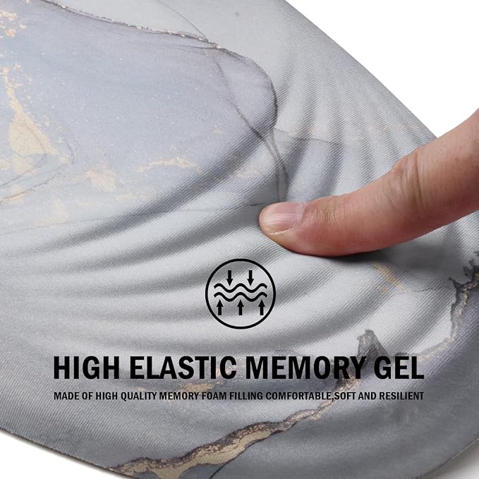 Ergonomic Mouse Pad with Wrist Rest Support, Mousepad Relief Carpal Tunnel Pain - Image 3
