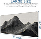 Gaming Desk Pad Large Extra Length Abstract Lines Mouse Pad Keyboard Laptop - Image 3