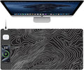TopMade Mouse Pad with 15W Fast Wireless Charging, 31.5"x15.75" XXL Large by TopmadeProduct-Ordernow