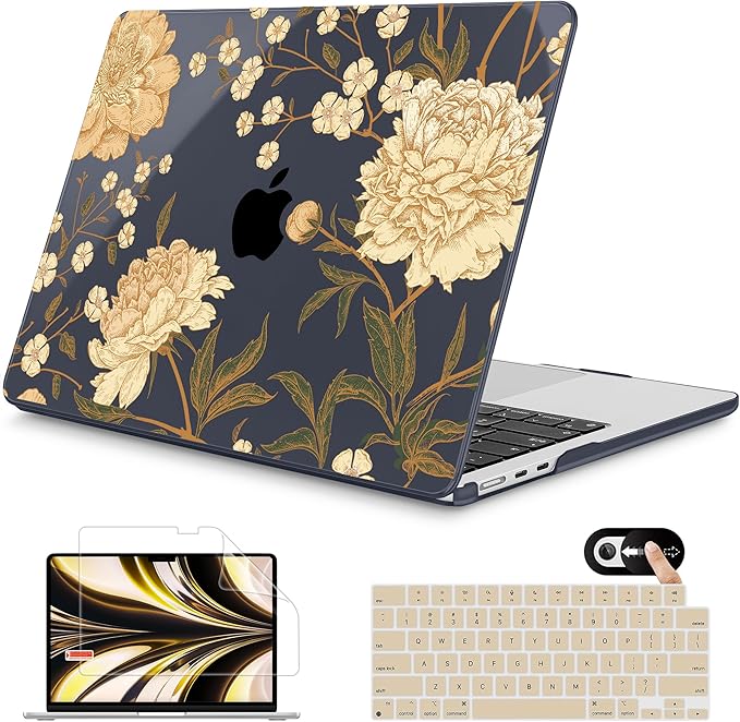 Mektron for 2025 M4 MacBook Air 13.6 Inch A3240 Case Fits 2023 A2681 M2 2024 by Mektron