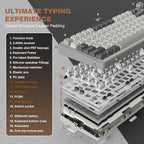 YUNZII B75 PRO Wireless Mechanical Keyboard, 75% Layout - Image 4