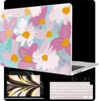 MEEgoodo Case for MacBook Air M4/M3/M2 13.6 inch 2025 2024 2022, Fit Model by MEEgoodo