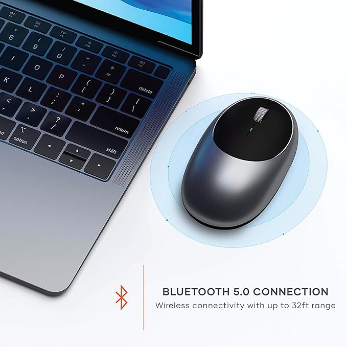 Satechi M1 Wireless Bluetooth Mouse, USB-C Rechargeable, Compact & Portable - Image 2