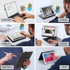 QUARK Keyboard Case for iPad Pro 9.7 inch 6th Gen / 5th Gen, 360° Rotatable - Image 7
