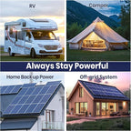 12V 200Ah LiFePO4 Battery, 2560Wh Lithium Deep Cycle Marine/RV Battery - Image 5
