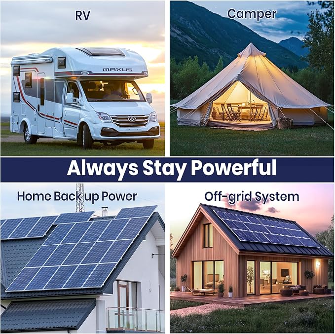 12V 200Ah LiFePO4 Battery, 2560Wh Lithium Deep Cycle Marine/RV Battery - Image 5