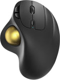 Nulea M501 Wireless Trackball Mouse, Rechargeable Ergonomic, Easy Thumb Control by Nulea