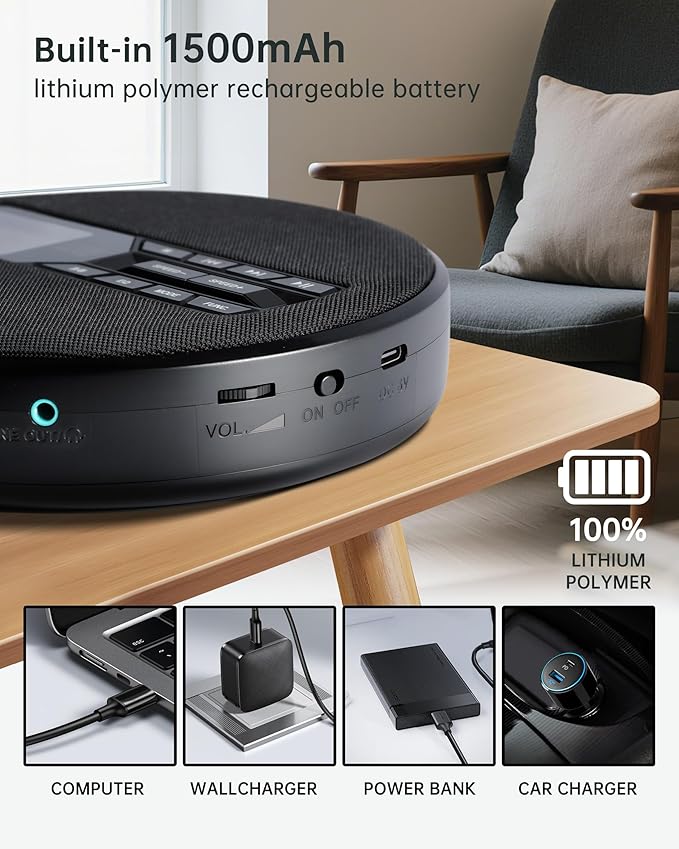 CD Player Portable with Speakers - Image 4