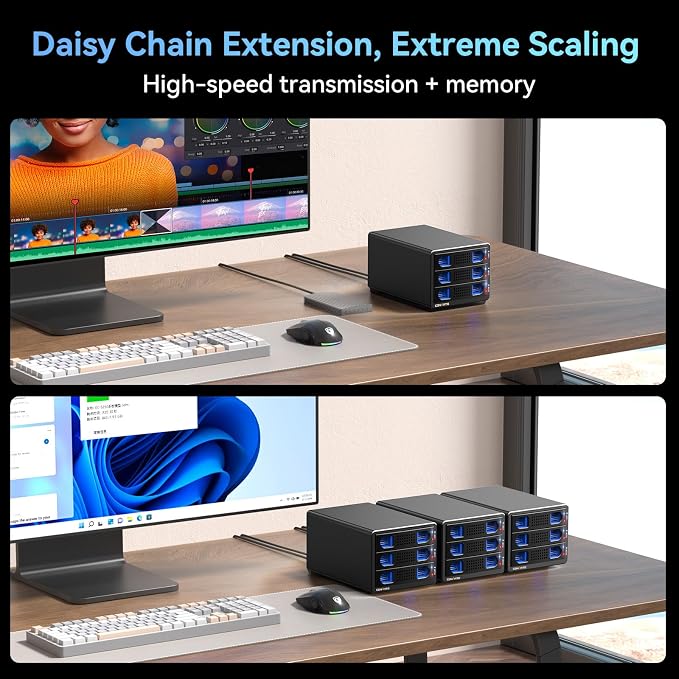 3 Bay Hard Drive Enclosure - Image 5