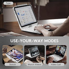 GUSGU Transparent Case with Wireless Keyboard - Image 4