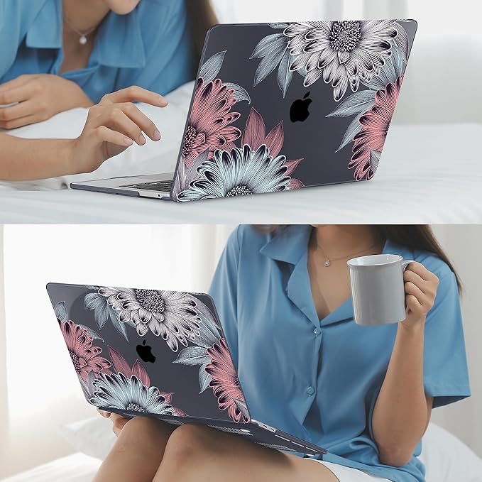Mektron for MacBook Air 13 Case A1466/A1369, Snap-on Plastic Hard Shell Cover - Image 6