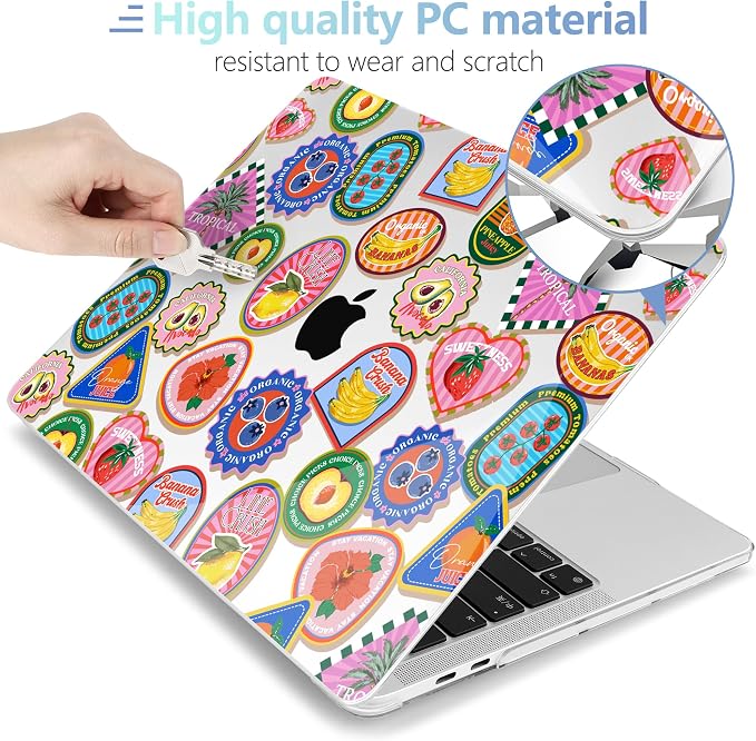 MEEgoodo Case for MacBook Pro 13 inch Case 2022 2021 2020 New A2338 M2/M1 A2251 - Image 2