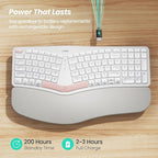 Nulea Wireless Ergonomic Keyboard, Split Keyboard - Image 3