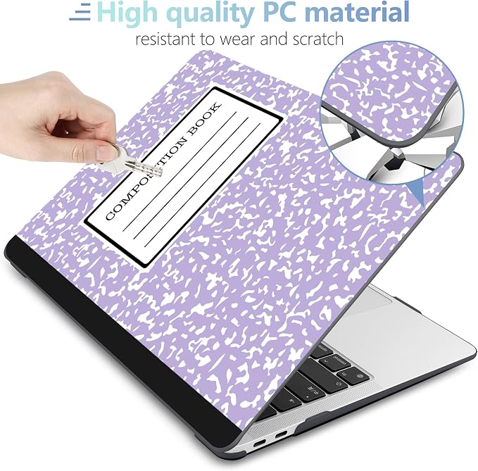 MEEgoodo for MacBook Air 13 inch Case 2021 2020 2019 Released A2337 M1 A2179 - Image 3