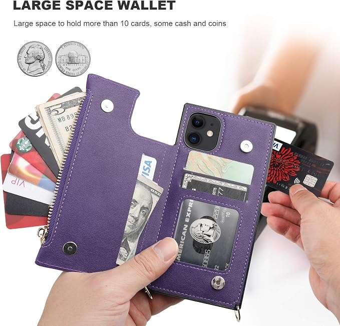Bocasal Crossbody Wallet Case for iPhone 11 - Image 4