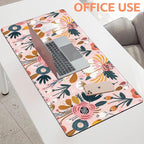 Mouse Pad Large Flowers and Leaves Non-Slip Game Desk Mat - Image 5