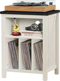 Record Player Stand with Vinyl Record Storage Holds up to 160 Albums, Large by Joaxswe