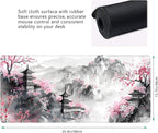 Japanese Cherry Blossom Large Mouse Pad, Gaming Keyboard Desk Pad, Extended - Image 3