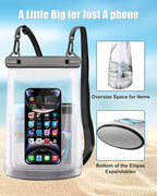 2L Waterproof Phone Pouch for iPhone 16 15 14 11 Pro Max & Galaxy S24 S21 - Image 3