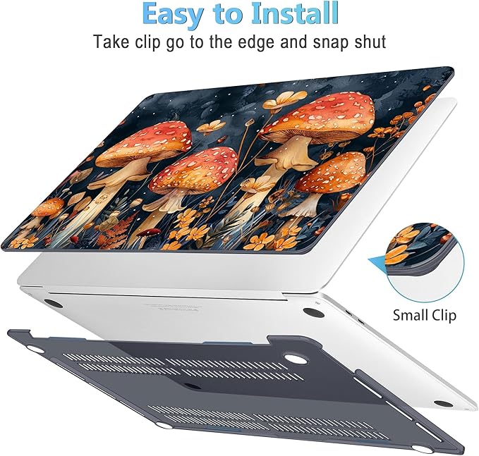 Mektron for MacBook Pro 13-inch Case 2022 2021 2020 Release A2338 M2 M1 A2289 - Image 3