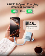 INIU Portable Charger, Ultra Mini 10000mAh 45W Fast Charging Power Bank - Image 3