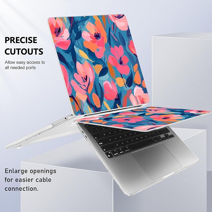 Case for MacBook Pro 13 inch with/Without Touch Bar, Hard Shell + Keyboard - Image 8