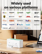 Phomemo Bluetooth Thermal Shipping Label Printer, 241BT Wireless Thermal Label - Image 5