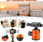 80/85 inches Heavy Duty Tripod for Camera and Phone, DSLR Binoculars Spotting - Image 6
