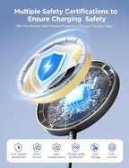Magnetic Wireless Charger Fast Charge Strong Magnet Charging Pad - Image 4