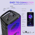 Bluetooth Speakers, 60W Portable Loud Wireless Stereo Speaker - Image 5