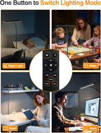 LED Desk Lamps for Home Office, 5 Color+9 Brightness Desk Light, Touch & Remote - Image 7