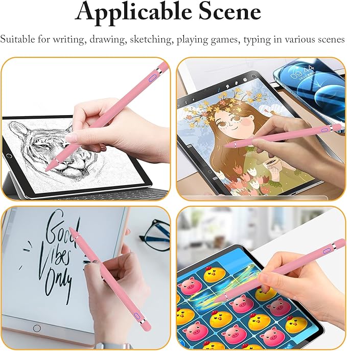 DOGAIN Active Stylus Pen for Touchscreen, iPad Pencil 1.5mm Fine Point Pen - Image 6