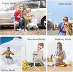 ATUMTEK 63" Phone Tripod, Extendable Selfie Stick Tripod - Image 8
