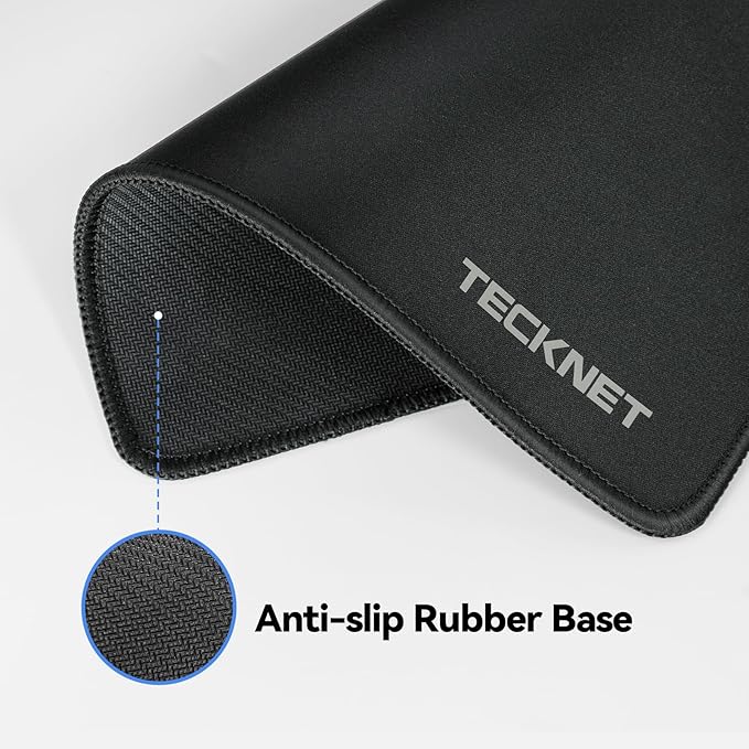 TECKNET 3 Pack Mouse Pad with Anti-fray Stitching, Waterproof Surface & - Image 4