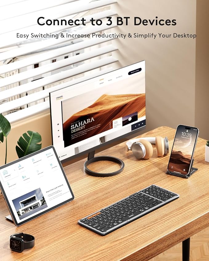 Samsers Foldable Bluetooth Keyboard - Image 2